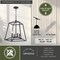 Vaxcel Hayes 4 Light Black Farmhouse Cage Pendant Lantern P0310 - alternate 7