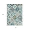 Homeroots 10' X 14' Teal Blue Beige And Ivory Southwestern Washable Indoor Outdoor Area Rug 632286 - alternate 6