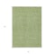 Homeroots 5' X 8' Green Black And Ivory Geometric Washable Indoor Outdoor Area Rug 596729 - alternate 6