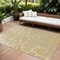 Homeroots 8' X 10' Gold And Beige Abstract Washable Indoor Outdoor Area Rug 601125 - alternate 1