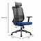 Leisuremod Nift Mesh Ergonomic Swivel Office Chair with Headrest NO62BU - alternate 9