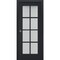 Sartodoors Sliding French Pocket Door with Frosted Glass 28x84 Solid Core Modern Interior VEREGIO7412PD-ANT-28 x 84 - alternate 1