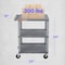 Luxor Utility Cart with 3 Shelves, 24" x 18" HE34-G - alternate 14