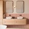Apollo Tile Arte 0.47 in. x 7.87 in. Matte Pink Ceramic Pencil Tile Trims 0.3 sq. ft./case, 10PK RID88PNKPENM - alternate 2