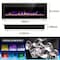 Edendirect 60 in. 5100BTU Wall Mount Electric Fireplace, 750W/1500W, Heat 400 sq. ft, Blower Heat, Remote ZR-54346899196 - alternate 6