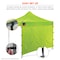 Ergodyne Lime Pop-Up Tent Sidewall - 10ft x 10ft 6194 - alternate 6