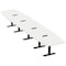 Skutchi Designs 18 Person Conference Table With Power Unit | 18' Boat Table | Harmony Series HAR-BOT-48X216-T.BK-W960-EBLK - alternate 1