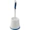 Simple Spaces Toilet Bowl Brush with Caddy, 1 in L Trim, PP/PVC Bristle, 15 in L Brush, Plastic Holder YB34883L - alternate 1
