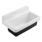 Kingston Brass 33" Cast Iron Single Bowl Wall Mount Kitchen Sink, White GCKWS331916W8 - alternate 1