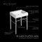 Whitehaus Collection Britannia Rectangular Sink Console with Front towel Bar and No Hole Drill B-U60-DUCG1-A06 - alternate 4