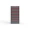 Strong Hold 10 drawer cabinet - (6x 4ft, 4x 5ft) - Red accents - Keyed Different S3060-PPDAS-1003DS - alternate 1