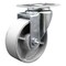 Service Caster 4 Inch Semi Steel Wheel Swivel Top Plate Caster SCC-20S415-SSR - alternate 1