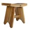 Homeroots 18" Natural Teak Rectangular Shower Bench 376726 - alternate 1