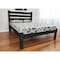 Homeroots Black Solid Wood Queen Bed Frame 546886 - alternate 7
