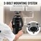 Vevor Garbage Disposal 1/2 HP Continuous Food Waste Disposer 3450 RPM 3-Bolt Connect JWM-331 - alternate 7