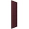Ekena Millwork True Fit PVC Two Panel Chevron Modern Style Fixed Mount Shutters, Wine Red, 12W x 80H, PR TFP101CV12X080WR - alternate 14
