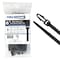 Kable Kontrol Arrowhead Push Mount Cable Zip Ties, 6 in L, 1.49 in Max Bundle Dia., Black, Nylon 6-6, 100 PK pmct-06-40-100-bk - alternate 1