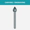 Dremel 1/4'' High Speed Steel High-Speed Cutter 121 - alternate 3