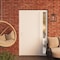 Vdomdoors Front Exterior Prehung Metal-Plastic Door, Manux 8111 White Silk, Side Sidelite Transom, Office Com MANUX8111EXD-WS-W36+16xH80-RH - alternate 4