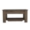 Homeroots 40" Dark Brown Storage Bench with Flip Top 535166 - alternate 1