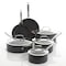 Kenmore Pro Arbor Heights 10 Piece Nonstick Aluminum Cookware Set in Black 127621.1 - alternate 7