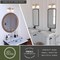 Vaxcel Huntley 2 Light LED Gold Brass Farmhouse Bathroom Vanity Wall Fixture White Schoolhouse Glass W0452 - alternate 9