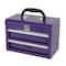 Viper Tool Storage 11-Inch 2-Drawer Portable Micro Toolbox, Purple V1102MBPU - alternate 1