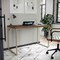Martha Stewart 23.5 in. D X 47.25 in. W X Engineered Wood, Steel, Walnut Top/Polished Brass Frame XU-M-BLK-106-BR-GLD-MS - alternate 7