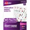 Avery The Mighty Badge by Printable In, PK100 71210 - alternate 1