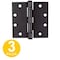 Global Door Controls 4.5 in Leaf W x 4.5 in Leaf H, Oil Rubbed Bronze CP4545BBNRP-10B-3 - alternate 1