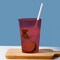 Smarty Had A Party 12 oz. Clear Red Disposable Plastic Party Cups, 240PK 512C-RD-CASE - alternate 6