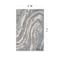 World Rug Gallery Marble Swirl Shag Area Rug 4 ft x 6 ft Blue WR131BLUE4X6 - alternate 9