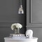 Jonathan Y Cleo 5.5 in. Adjustable Metal/Glass LED Pendant, Chrome JYL3518A - alternate 8