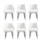 Manhattan Comfort 6-Piece Tremont Dining Chair in White 6-DC104-WH - alternate 6