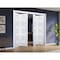 Sartodoors Sliding Closet Double Bi-fold Doors White Solid Core Modern Interior VEREGIO7455DBF-WS-72 x 96 (4* 18x96) - alternate 5