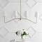 Jonathan Y Signe 47.5" 4-Light Classic Minimalist Iron Linear LED Pendant, Gold Painting JYL7913A - alternate 8