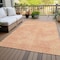 Homeroots 8' X 10' Peach Washable Indoor Outdoor Area Rug 598839 - alternate 7