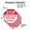 Signmission Stop You Must Be Lost. Back Up Now!, 6 inch X 6 inch, Vinyl Decal, 5PK OC-D-5PACK-6-84 - alternate 4