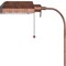 Homeroots 57" Rusted Adjustable Traditional Shaped Floor Lamp With Rust Square Shade 526225 - alternate 4