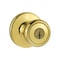 Kwikset Tylo Keyed Entry Door Knob Featuring SmartKey Security in Polished Brass 400T 3 SMT 6AL RCS V1 - alternate 7