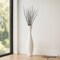 Uniquewise 43in Tall Decorative White Bamboo Floor Vase with 12-Piece 60in Natural Dried Brown Willow Stick QI004233.K2 - alternate 6