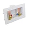 Everflow Washing Machine Outlet Box W/ Hammer Arrestors 1/2'' CPVC; White ABS SB300-CH - alternate 1