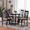 Baxton Studio Selby Modern Sand Fabric and Dark Brown Wood 5-Piece Dining Set 256-9725-10898-ZORO - alternate 8