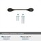 Amerock Ravino 3 inch (76mm) Center-to-Center Matte Black Cabinet Pull, 25PK 25VMP21935FB - alternate 5