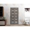 Sartodoors Sliding Closet Bi-fold Doors Grey Solid Core Modern Interior QUADRO4445BF-NEB-36 x 84 (2* 18x84) - alternate 4