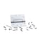 Global Door Controls 4.5 in. x 4.5 in. Spring Full Mortise Square Corner Door Hinge with Fixed Pin - Pack of 3 CPS4545-US26-3 - alternate 4