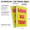 Signmission Garage Sale Today, Plastic Signs Only 24 Inch x 36 Inch, Corrugated Plastic, 2PK CSB-2436-2PACK-Garage Sale Today - alternate 2
