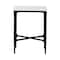 Baxton Studio Akanji Marble End Table, Rectangle 270-14708-ZORO - alternate 5