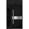 Vdomdoors Steel Door Deux 6072 Black Enamel Sidelight and Transom Window Sidelite Entry Door Painted W36+16xH DEUX6072EXD-BLK-W36+16 X H80+16-RH-I - alternate 1