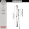 Delta Universal Showering Components H2OKinetic Single-Setting Slide Bar Hand Shower 51567-PR - alternate 3
